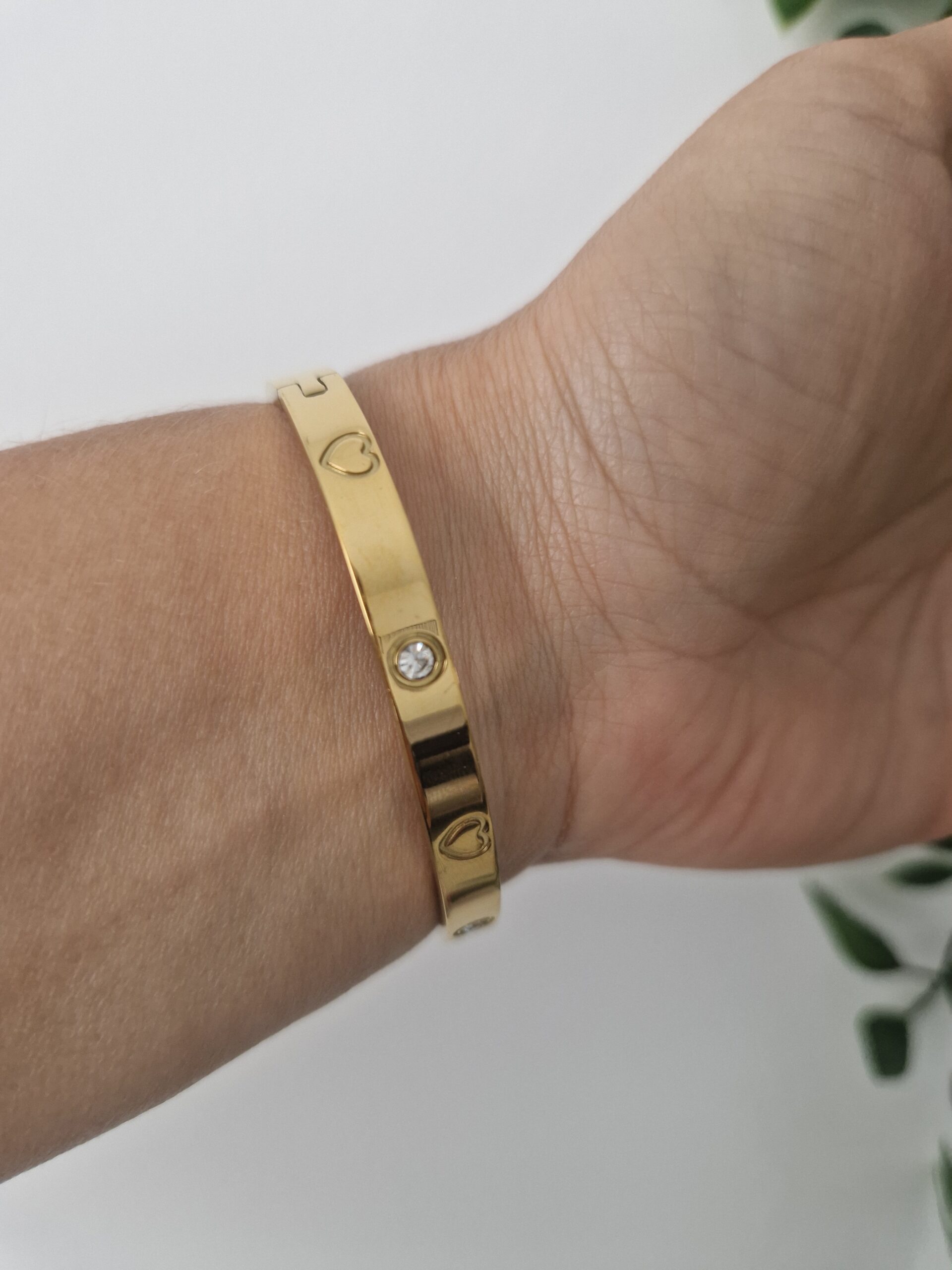 Heart Zirconia Bangle - Image 2