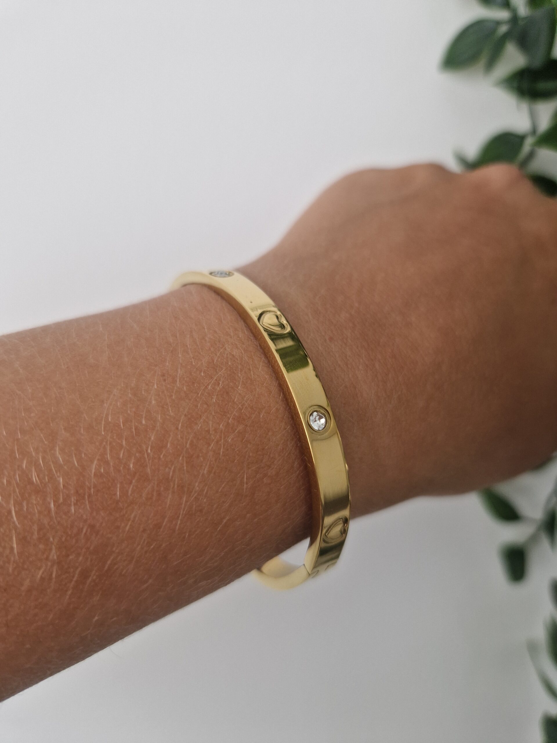 Heart Zirconia Bangle - Image 3