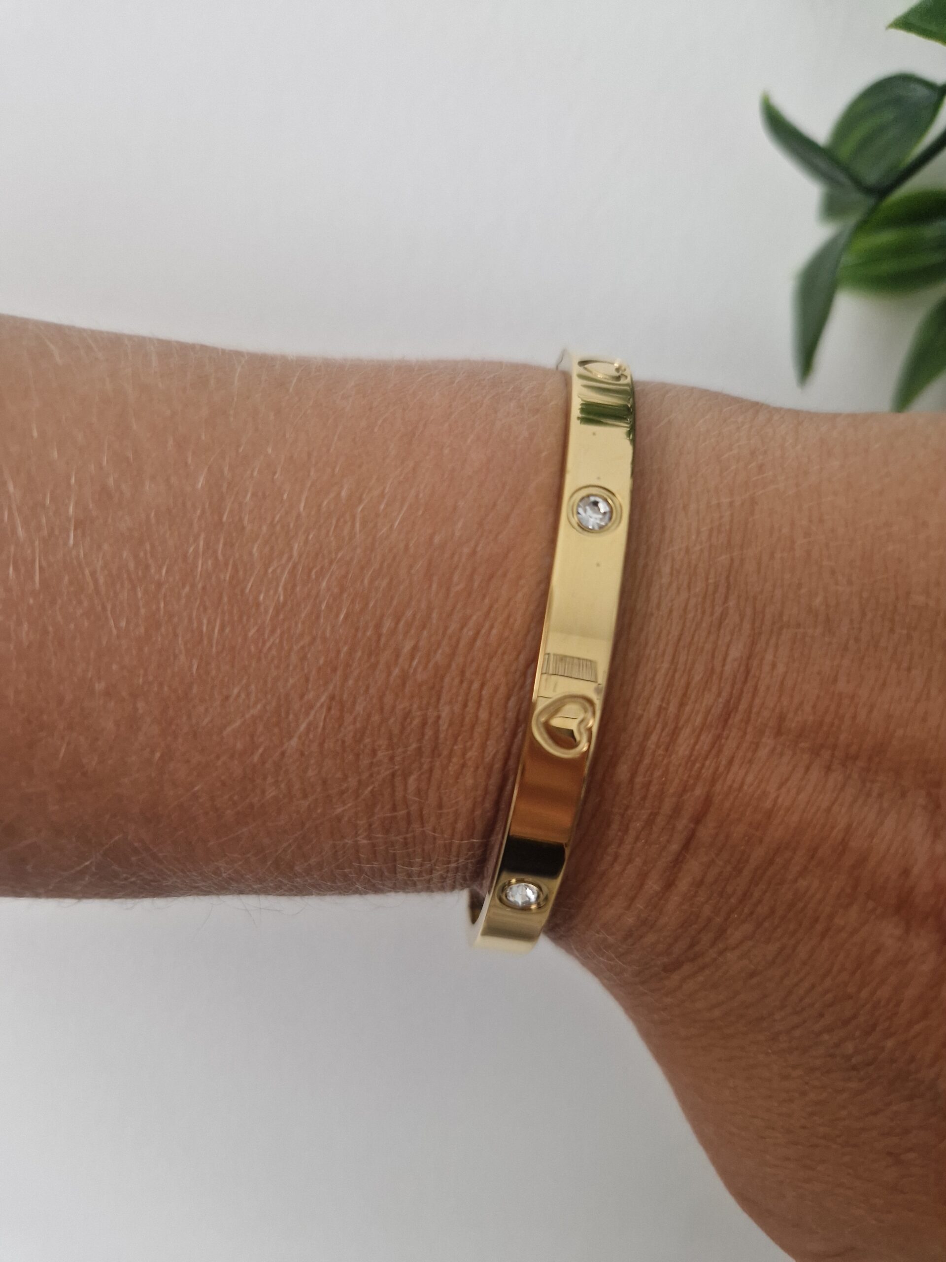 Heart Zirconia Bangle - Image 4