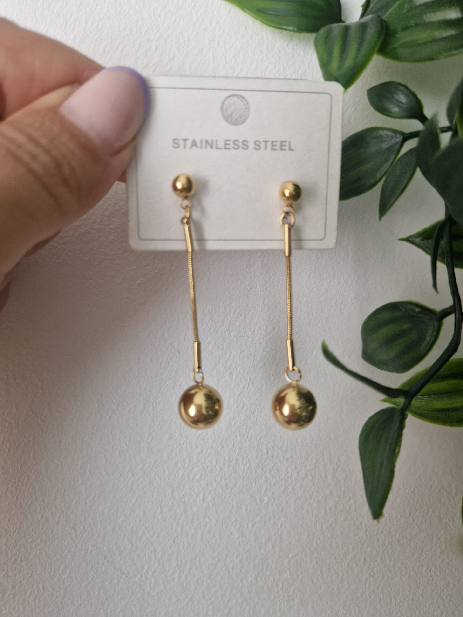 Ball Drop Earrings
