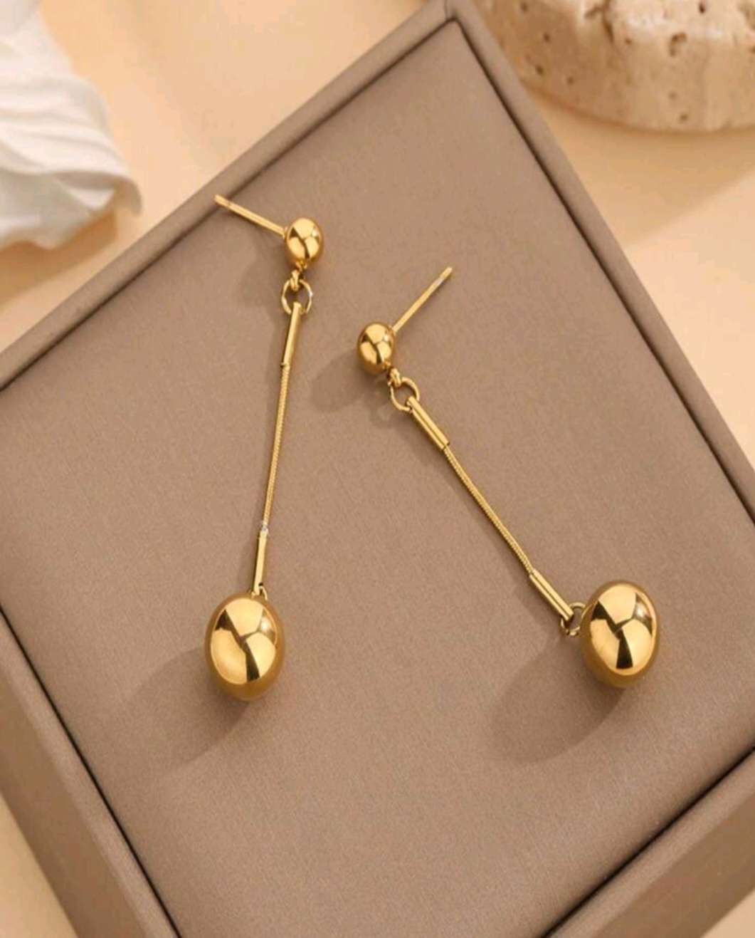 Ball Drop Earrings - Image 2