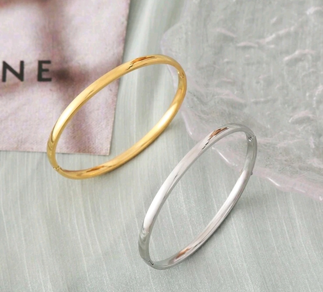 Essential Silver Bangle - Image 6