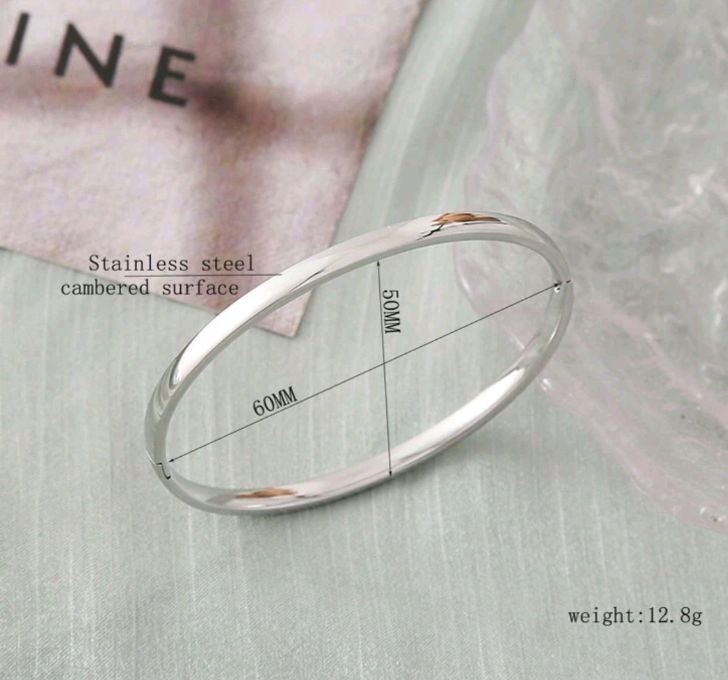 Essential Silver Bangle - Image 5