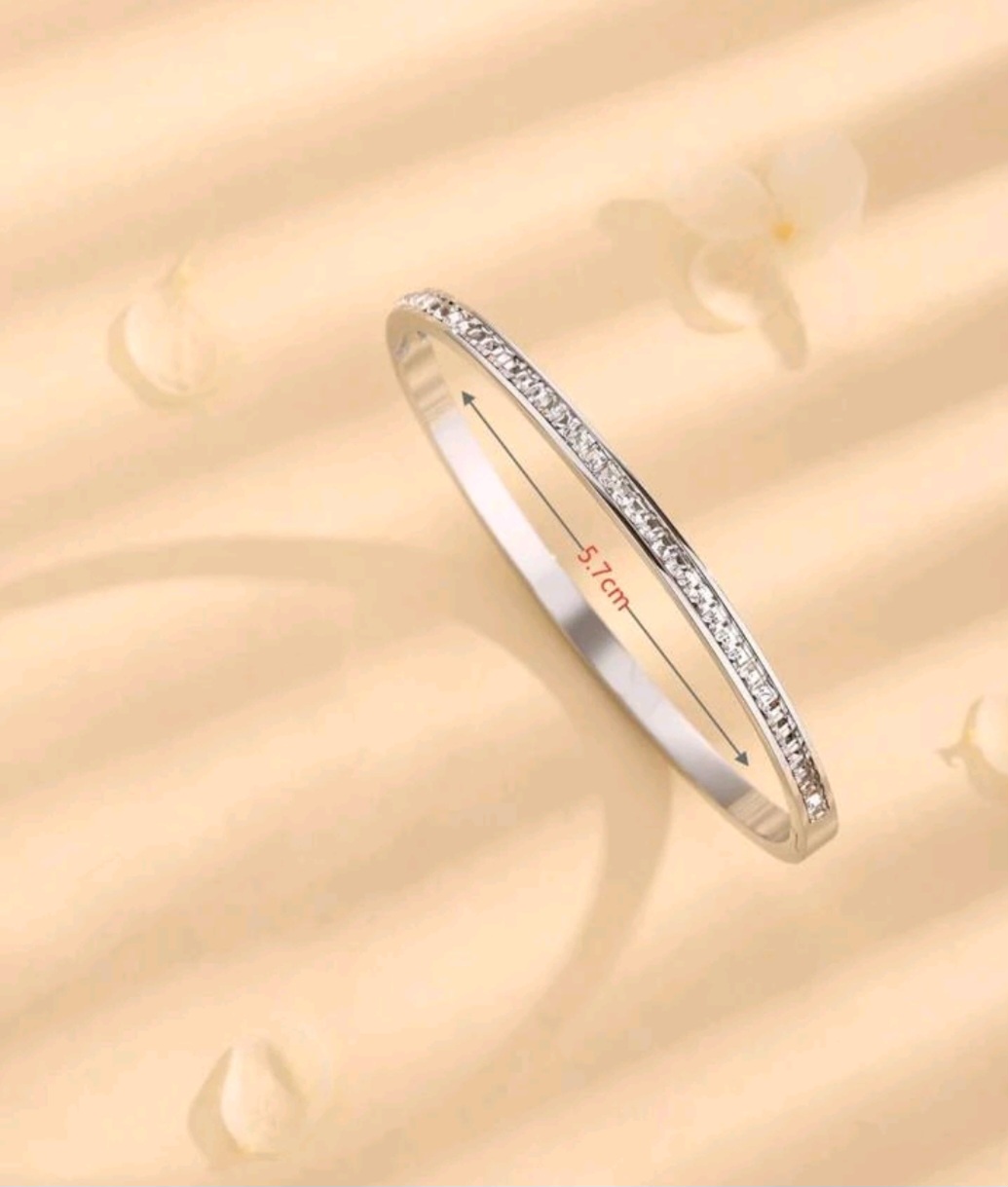 Essential Zirconia Bangle - Image 4