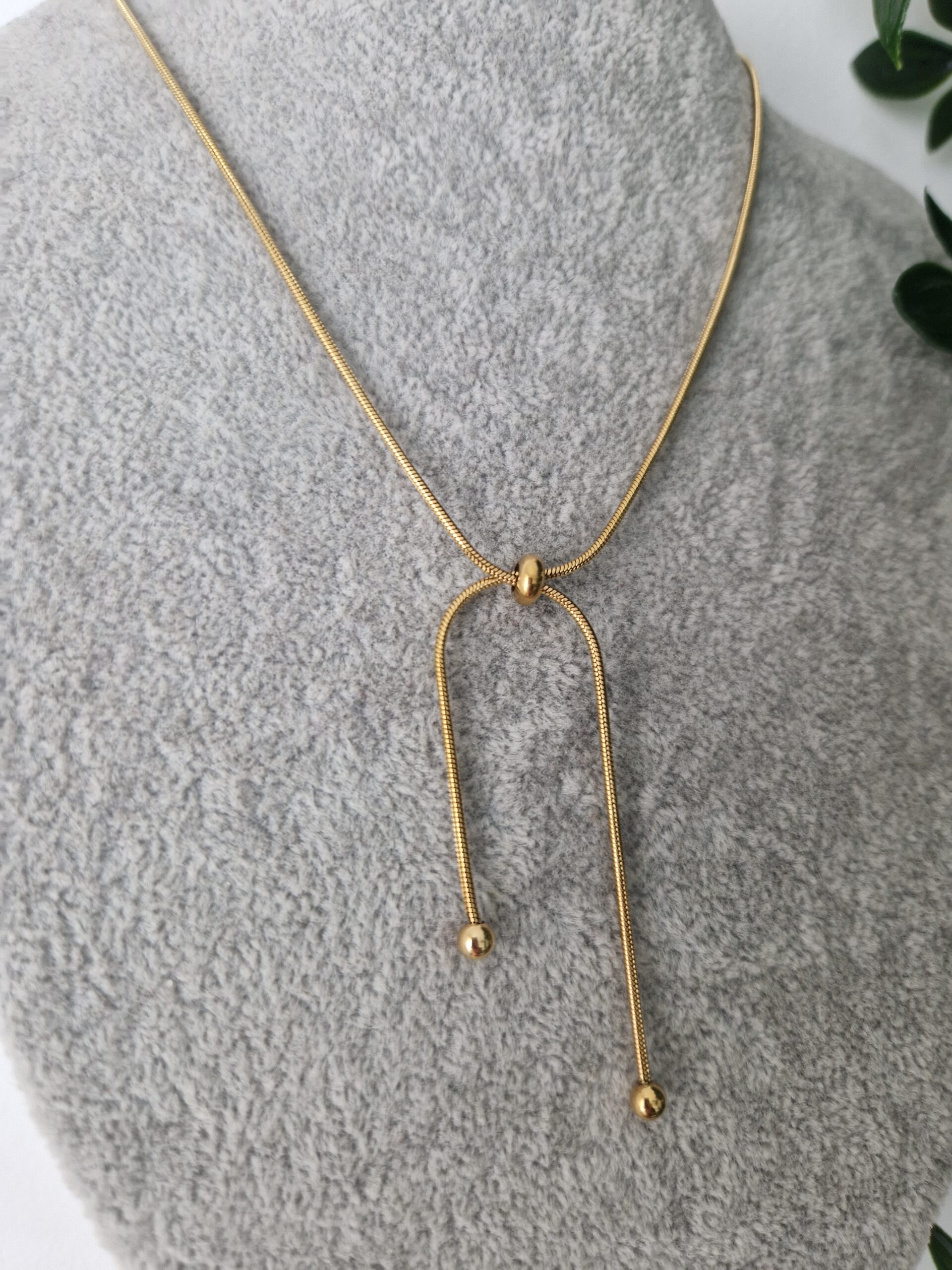 Statement Gold Necklace - Image 2