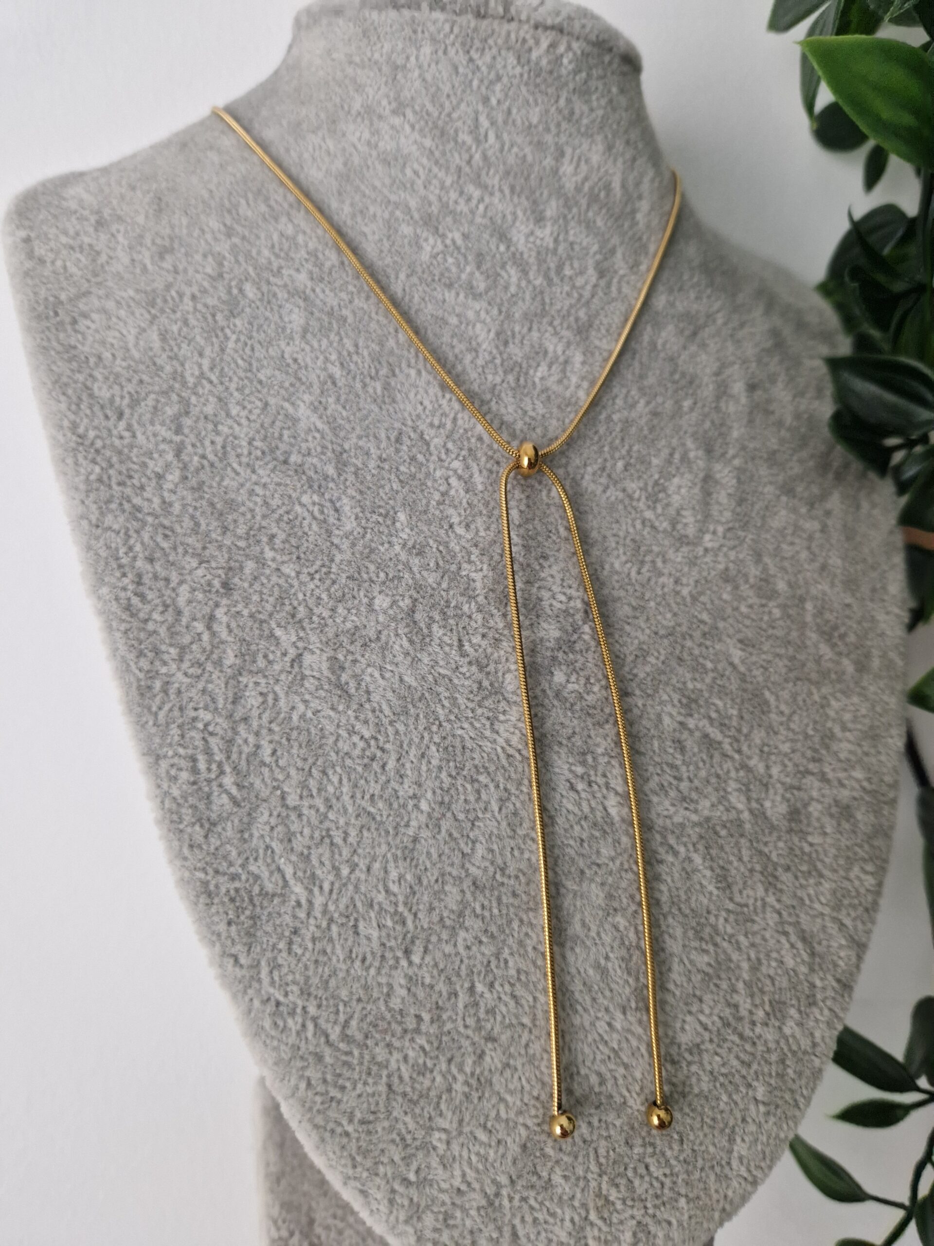 Statement Gold Necklace - Image 4