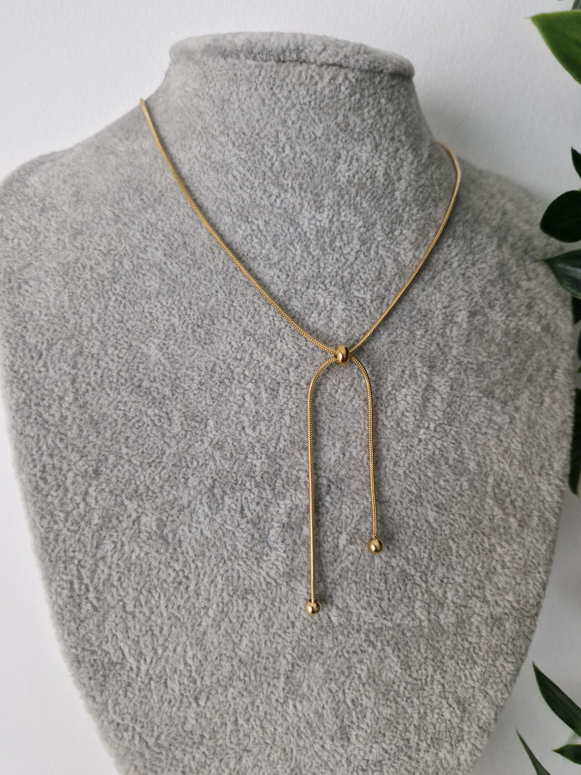 Statement Gold Necklace - Image 5