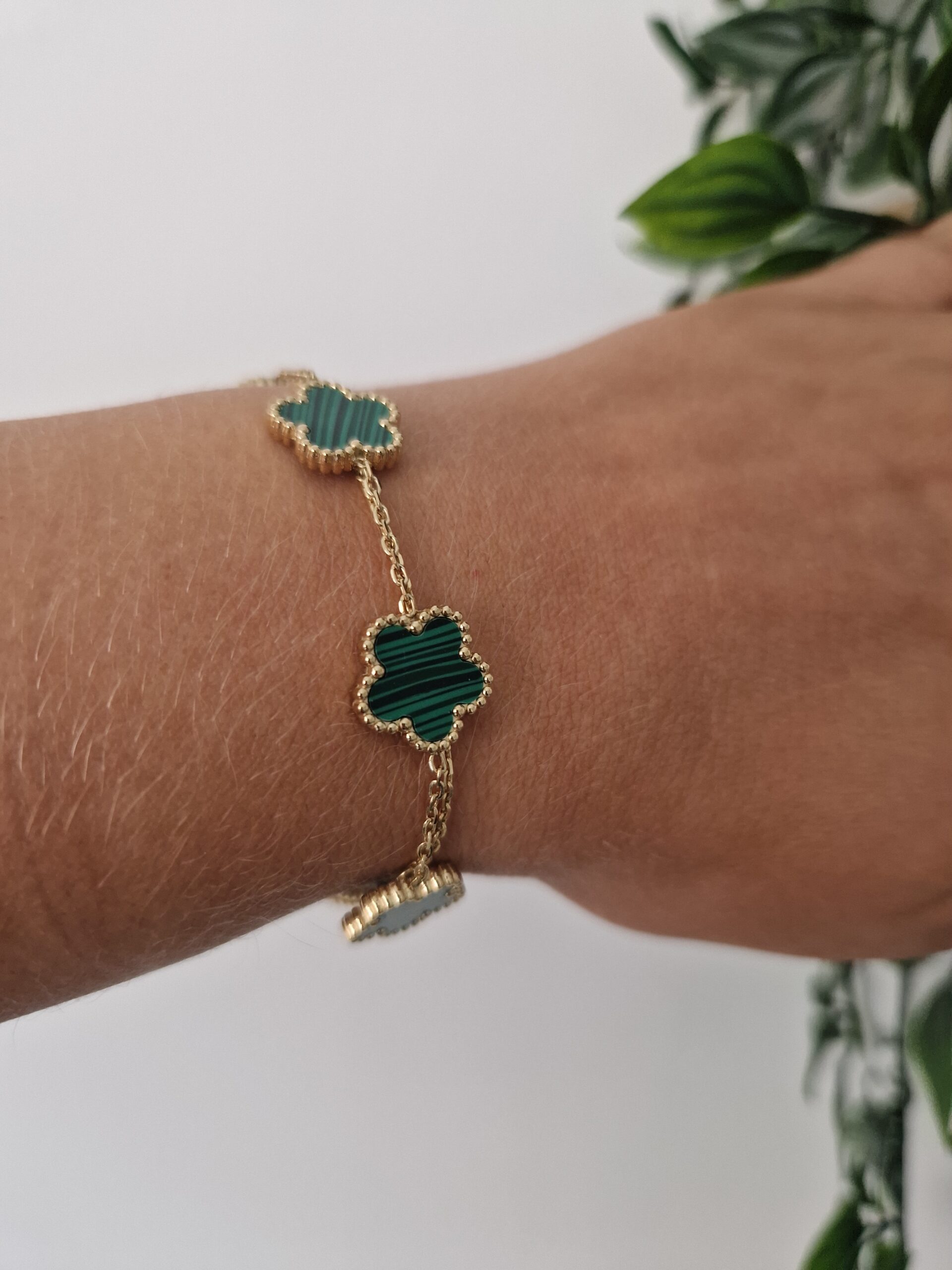 Green Lilou Gold Bracelet - Image 2