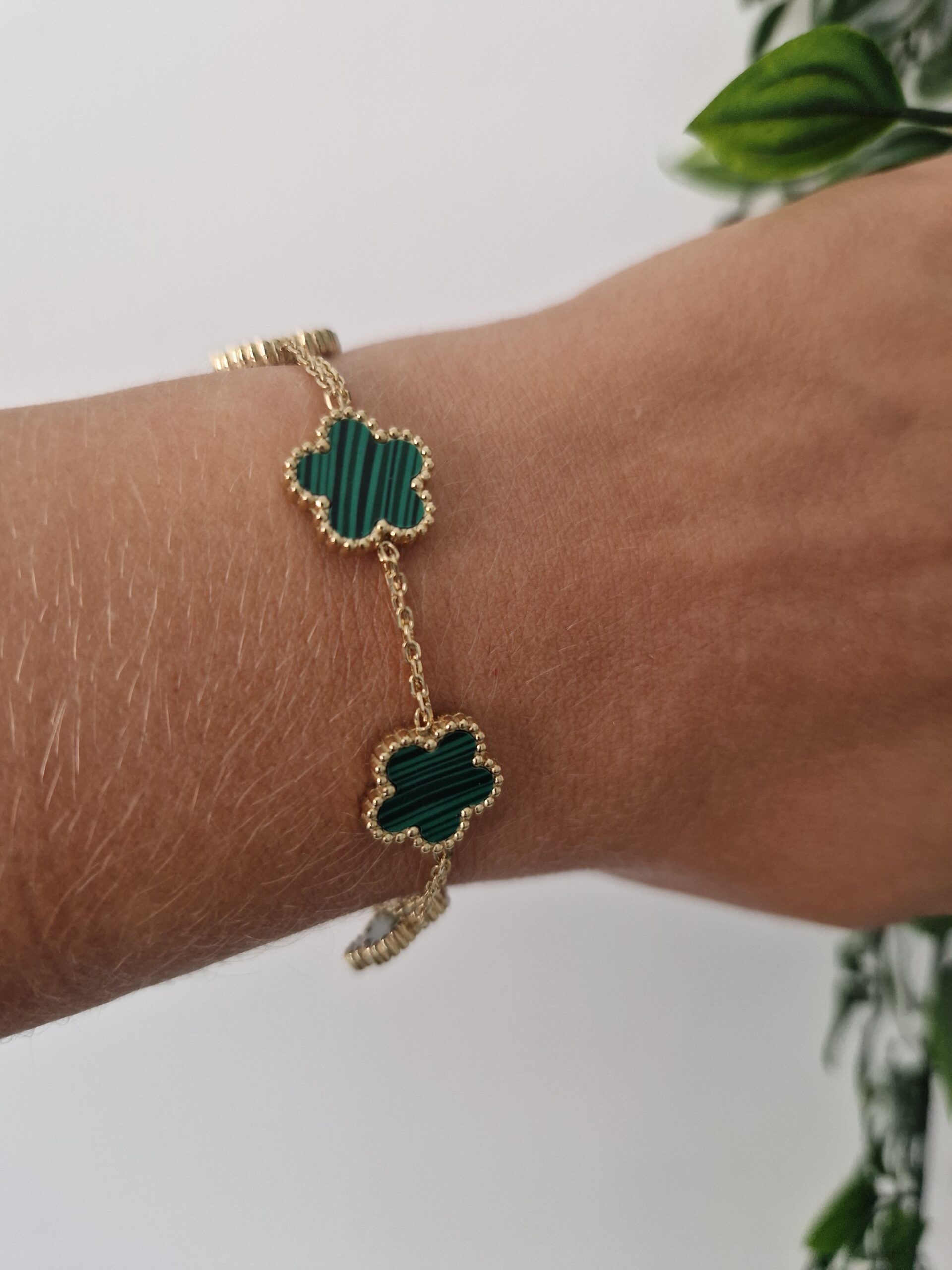 Green Lilou Gold Bracelet - Image 3