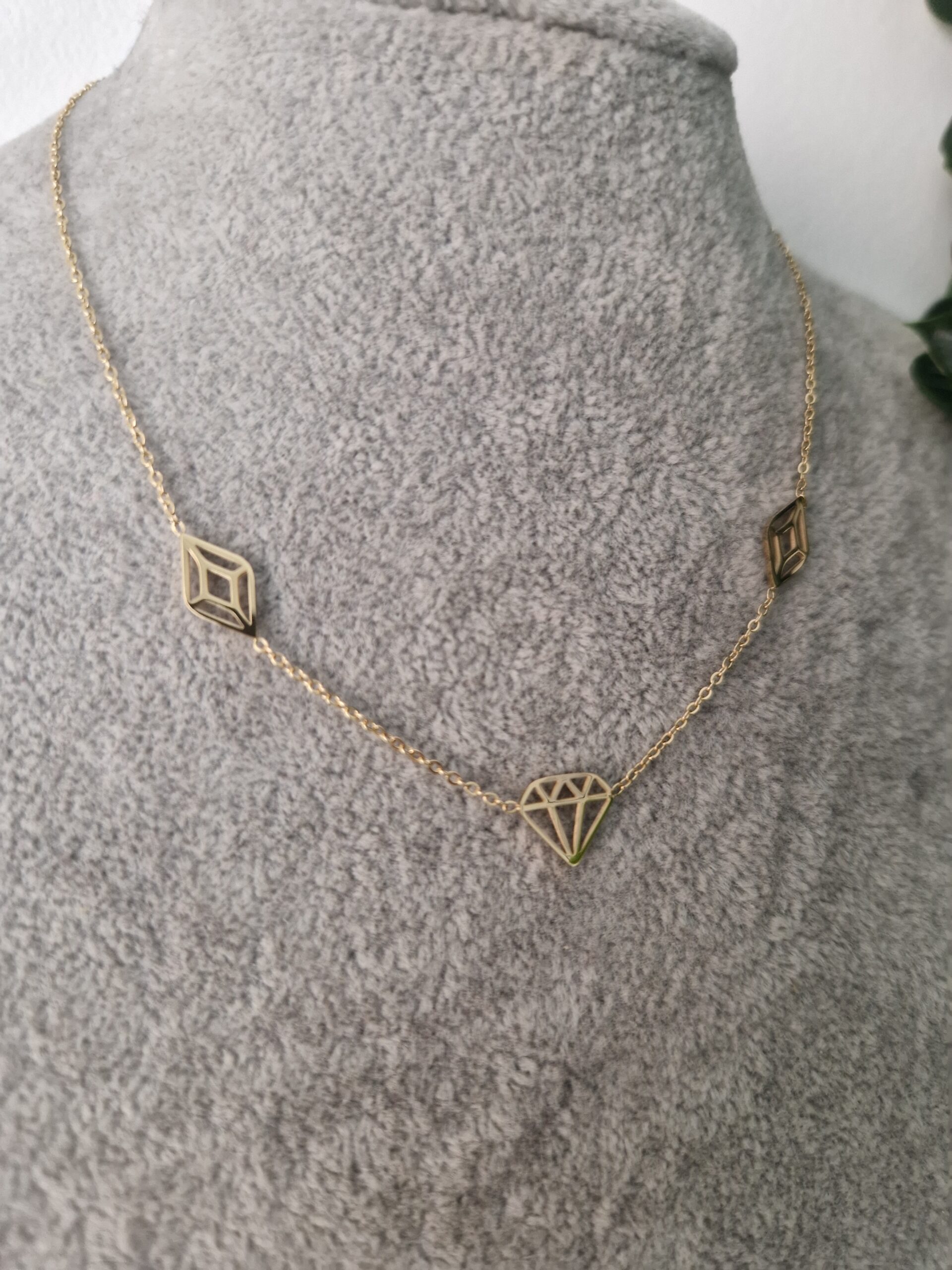 Diamond Gold Necklace - Image 2