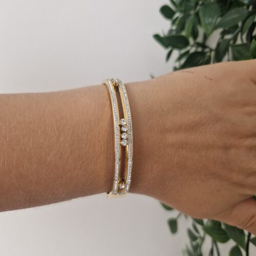 Zirconia Bangel Bracelet