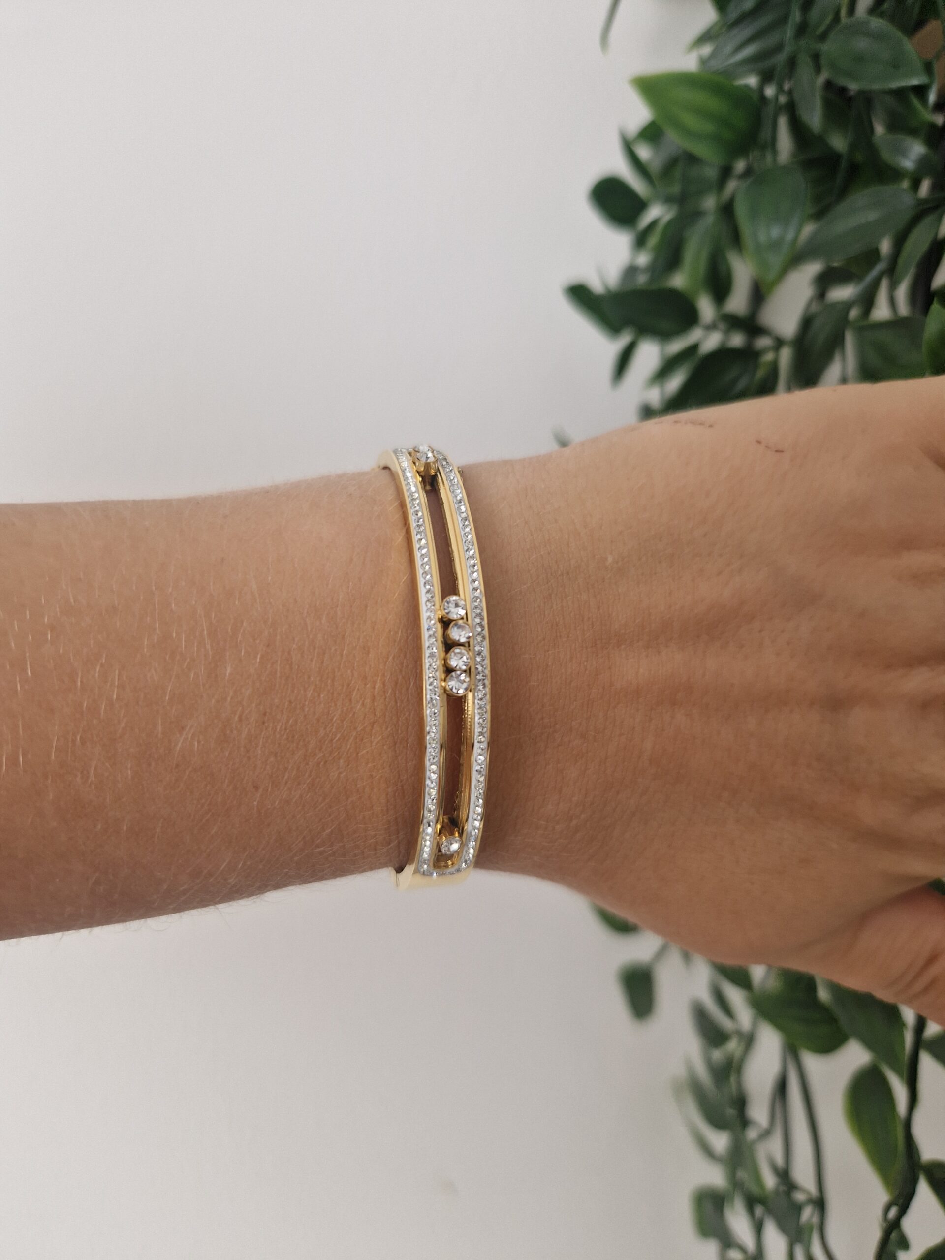 Zirconia Bangel Bracelet
