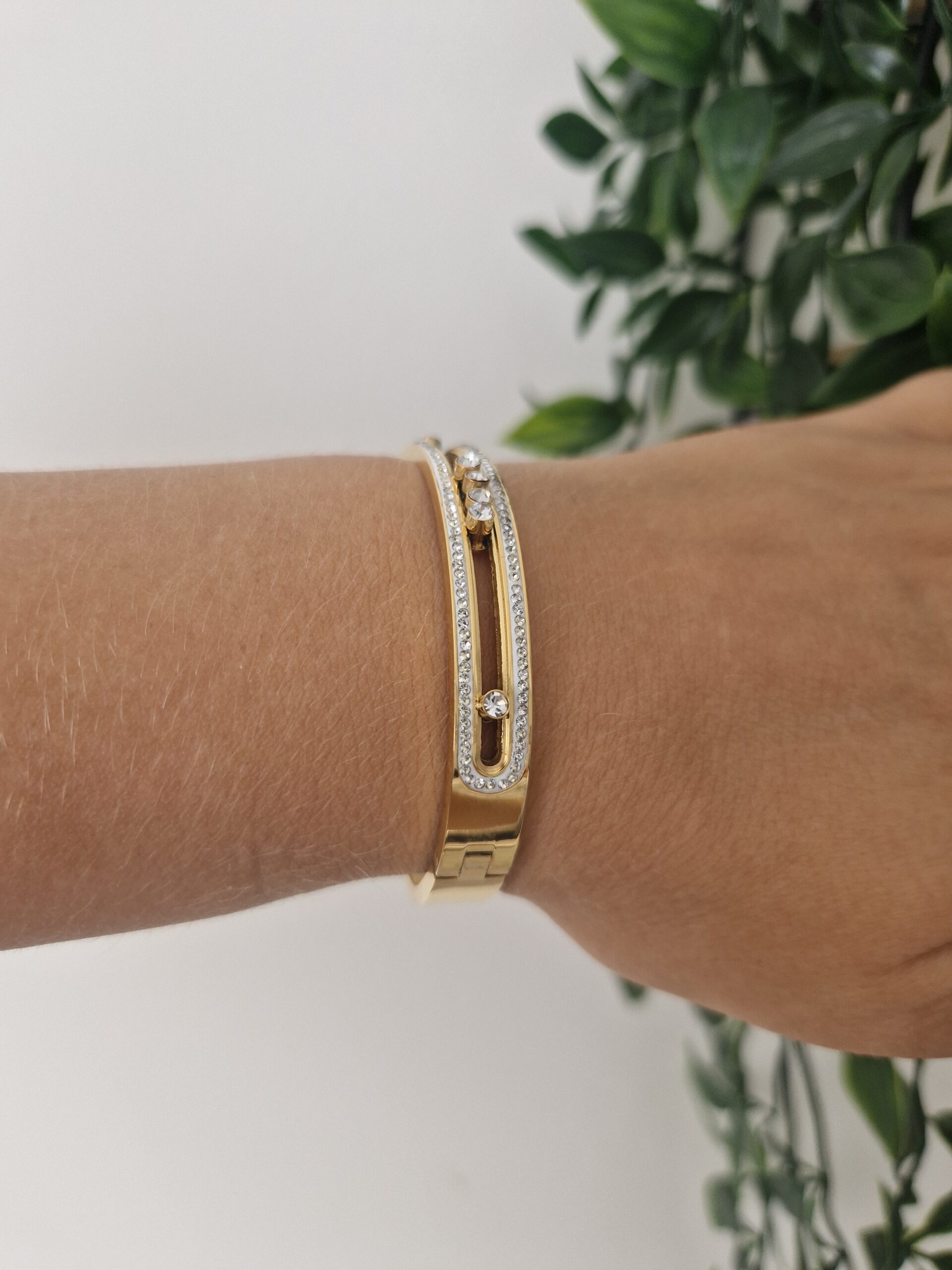 Zirconia Bangel Bracelet - Image 2