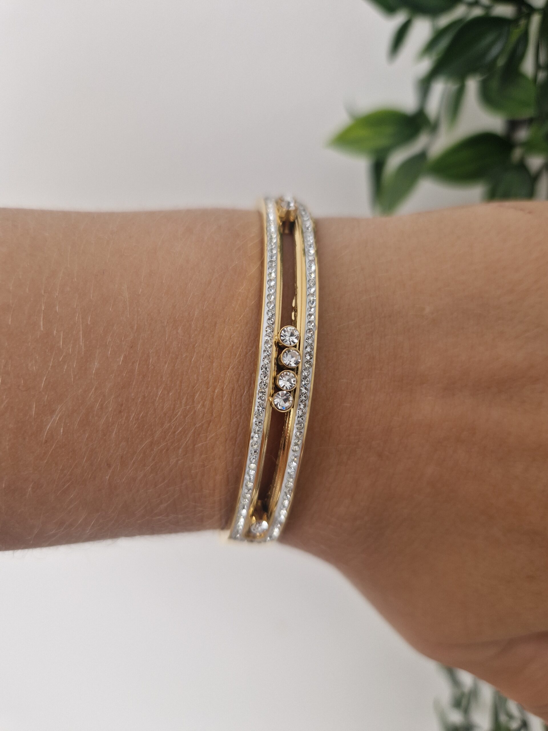 Zirconia Bangel Bracelet - Image 3