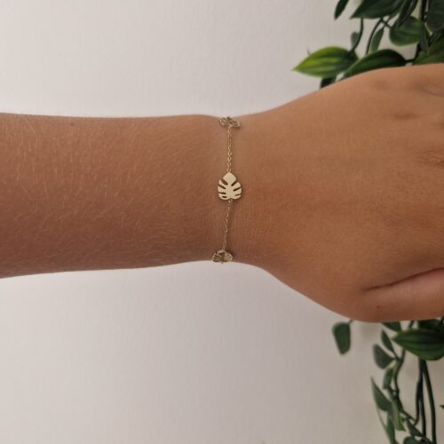 Gold Leaf Bracelet