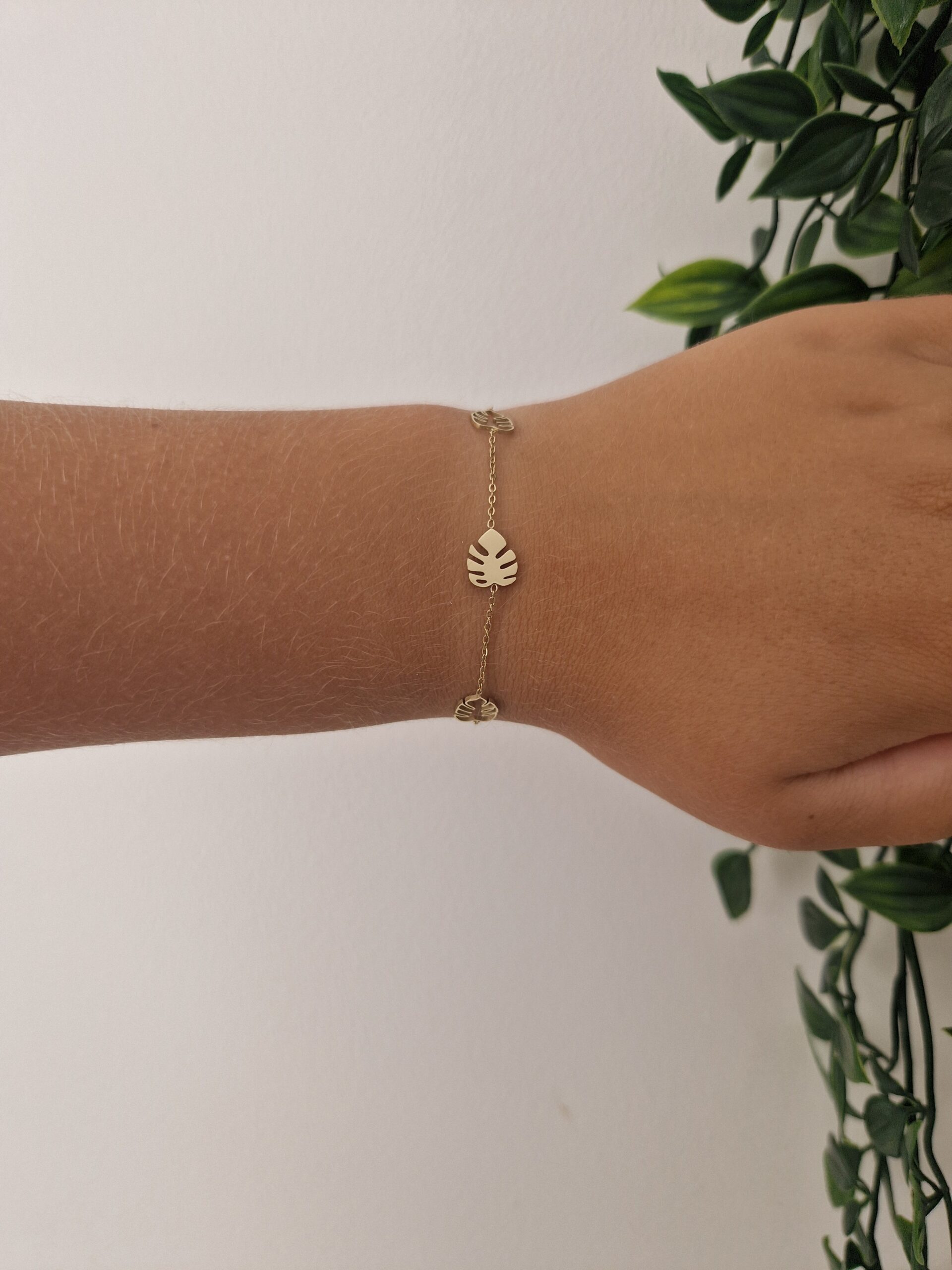 Gold Leaf Bracelet