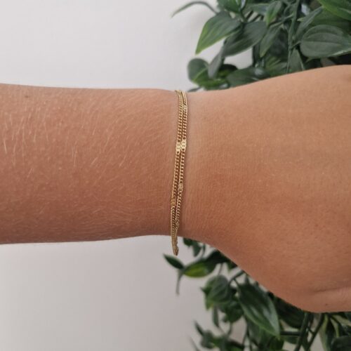 Double Gold Bracelet