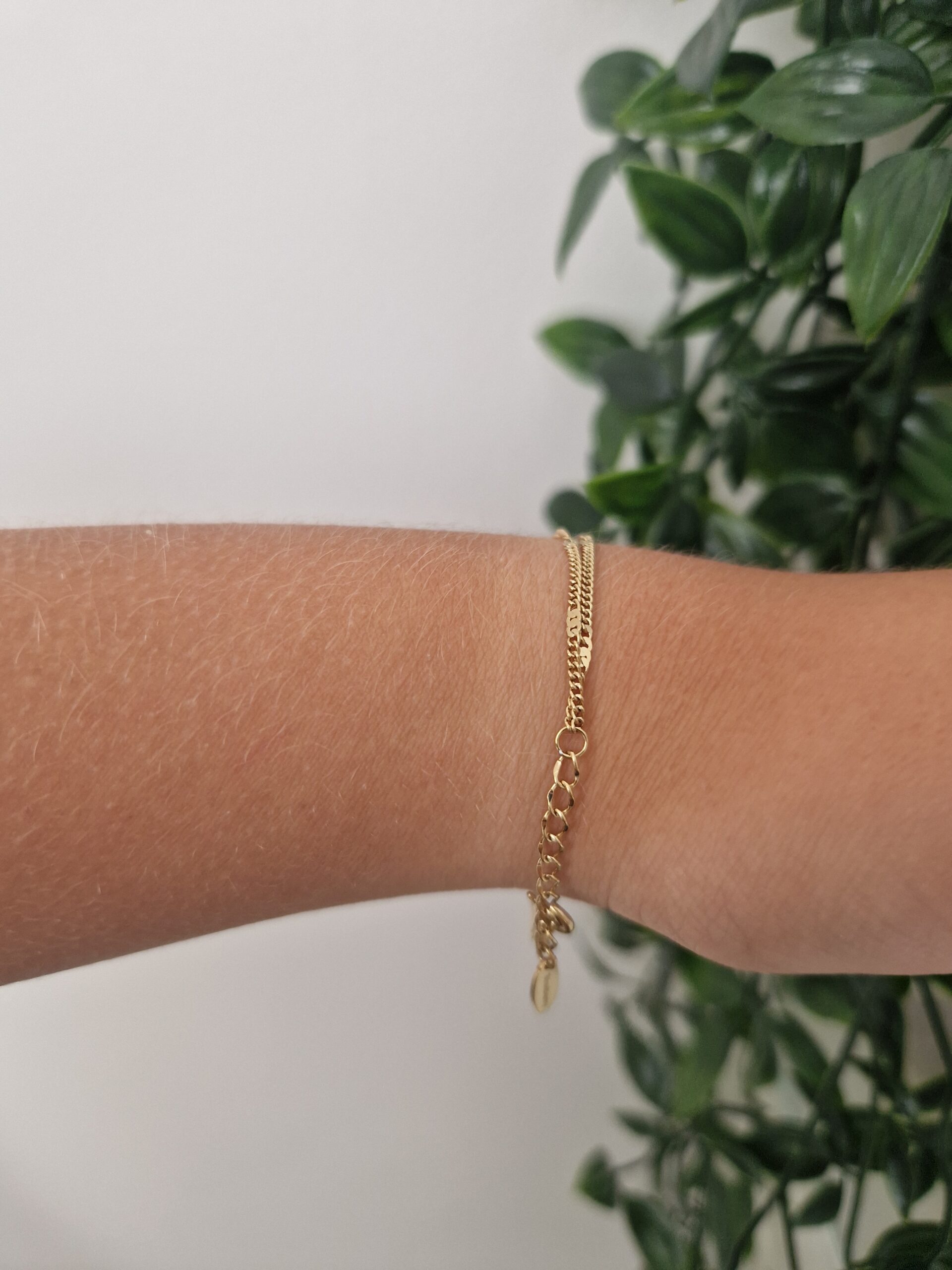 Double Gold Bracelet - Image 3