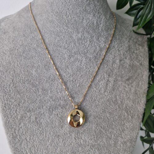 Beautiful Statement Gold Necklace