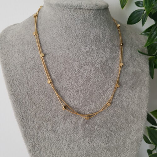 Gold Double Necklace