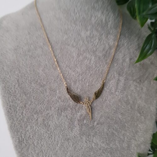 Angel Wings Gold Necklace