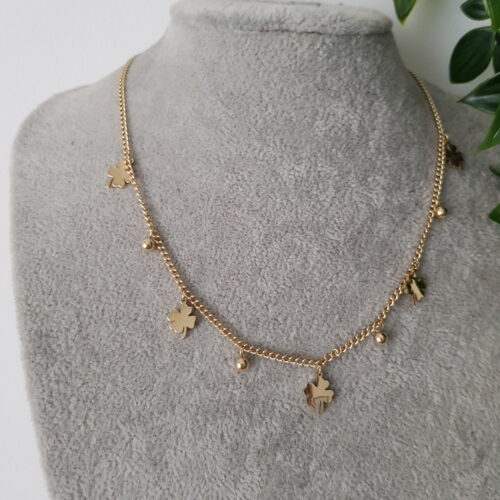 Clover Gold Necklace