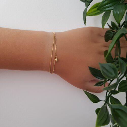 Double Gold Bracelet
