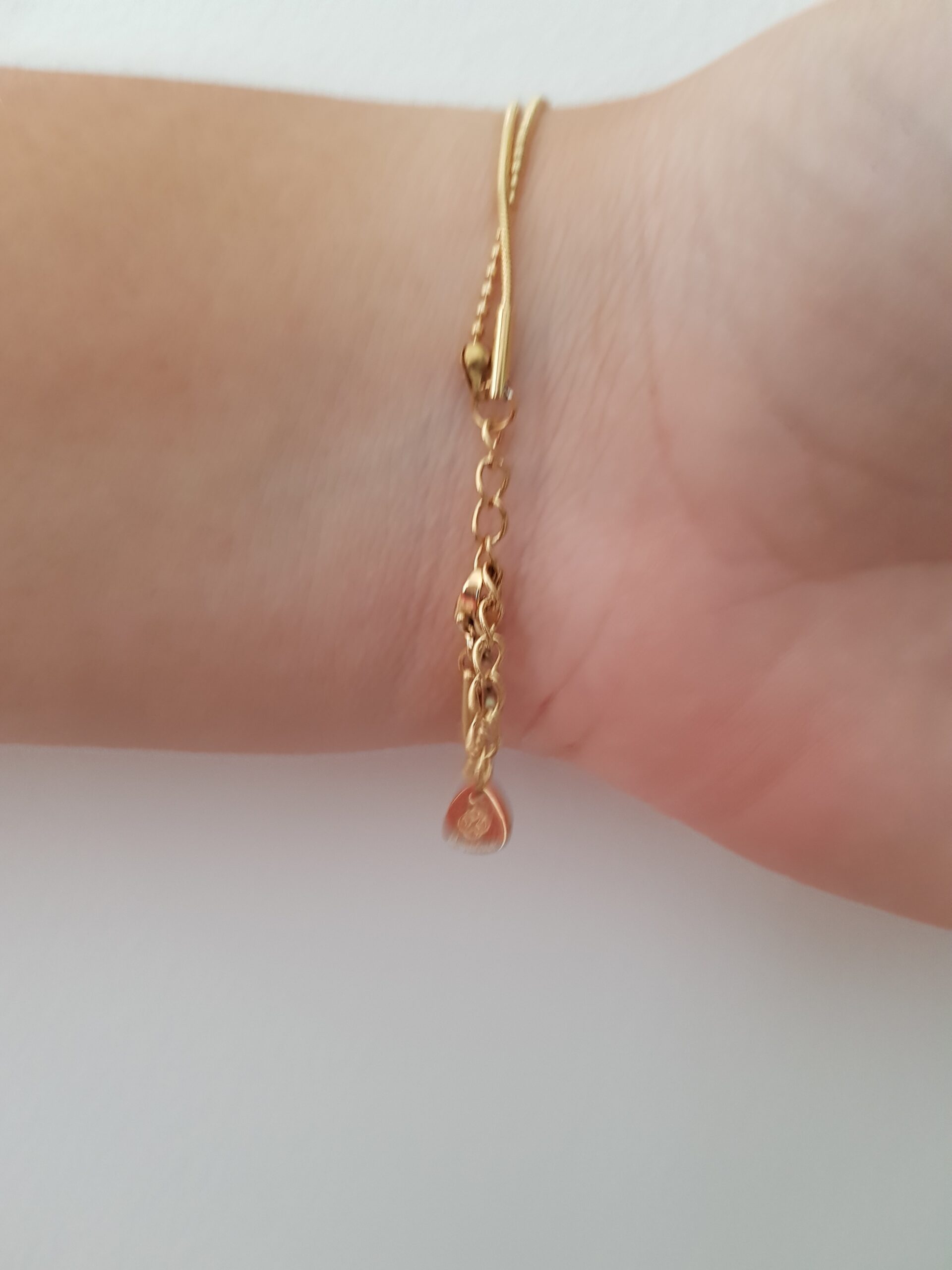 Double Gold Bracelet - Image 3